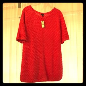 NWT Talbot’s chunky knit short sleeve sweater